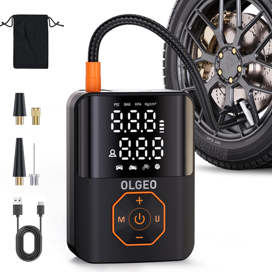 High-Pressure Portable Air Compressor for Quick and Accurate Tire Inflation.