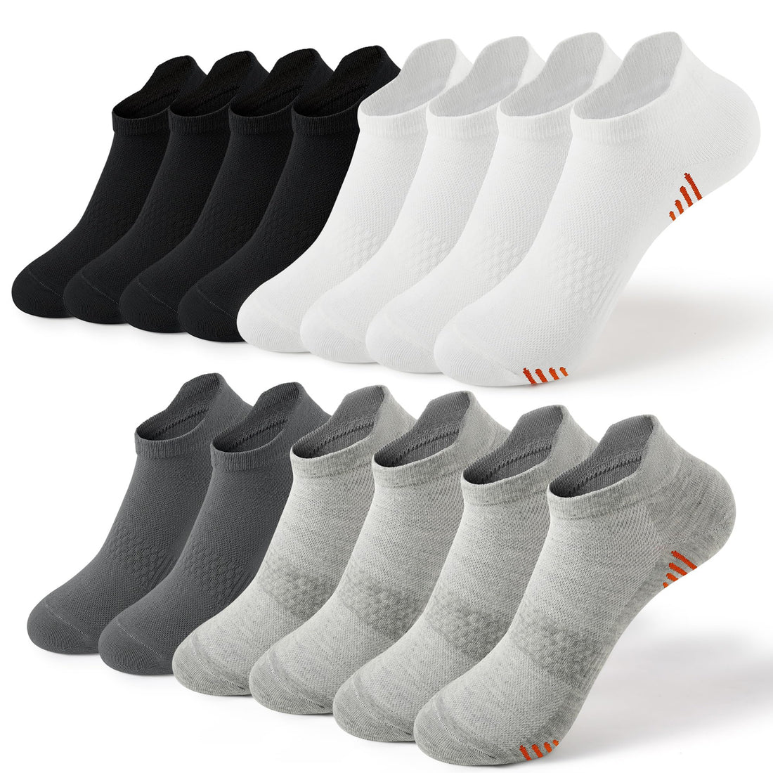 Honeysea 7-Pack Breathable Mesh Low Cut Socks, Moisture-Wicking Ankle Socks for Women Casual Women...