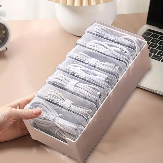 Desk Cable Organizer Box