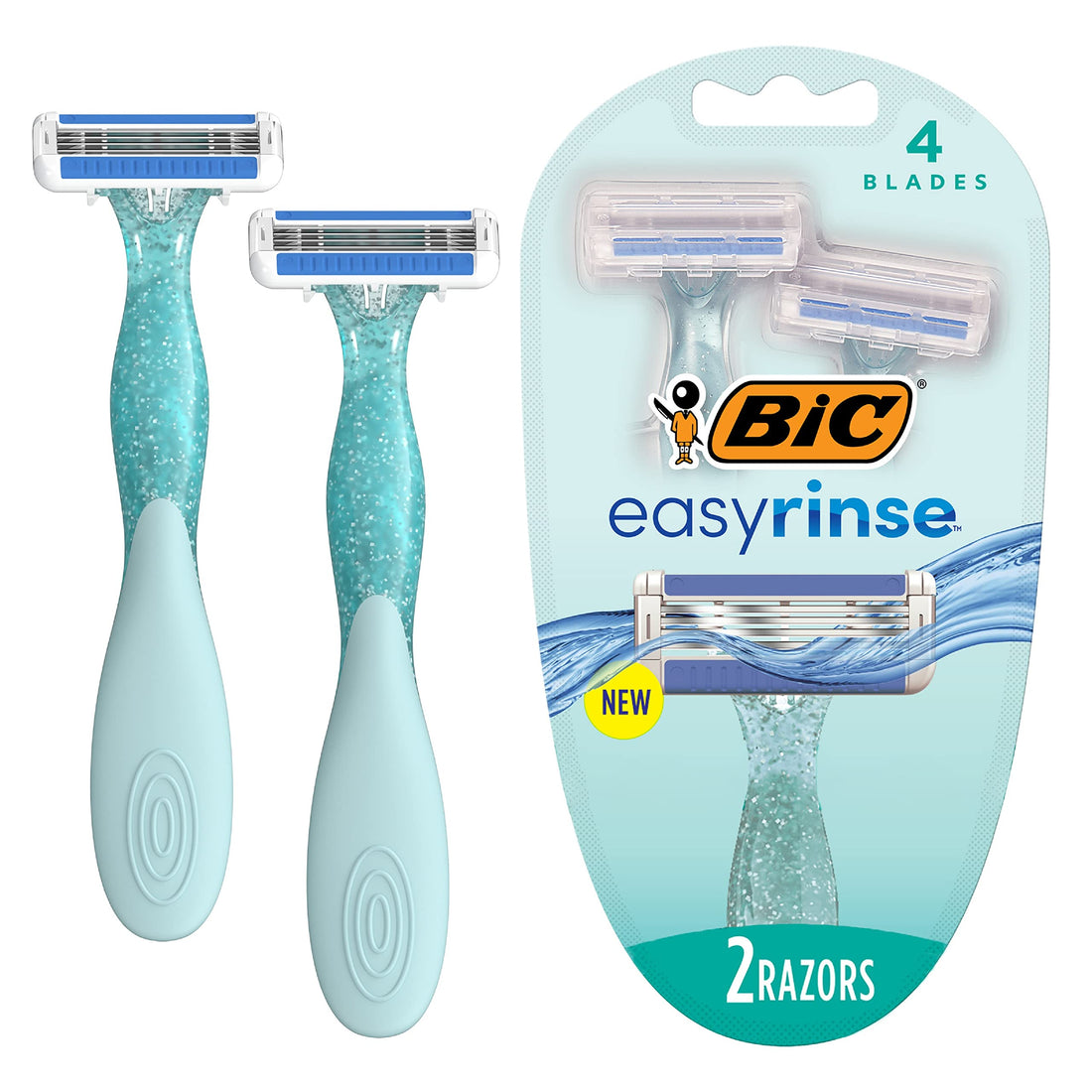 Shave Smoothly, Not Irritated: BIC EasyRinse Razors for Women's Gentle Shaves