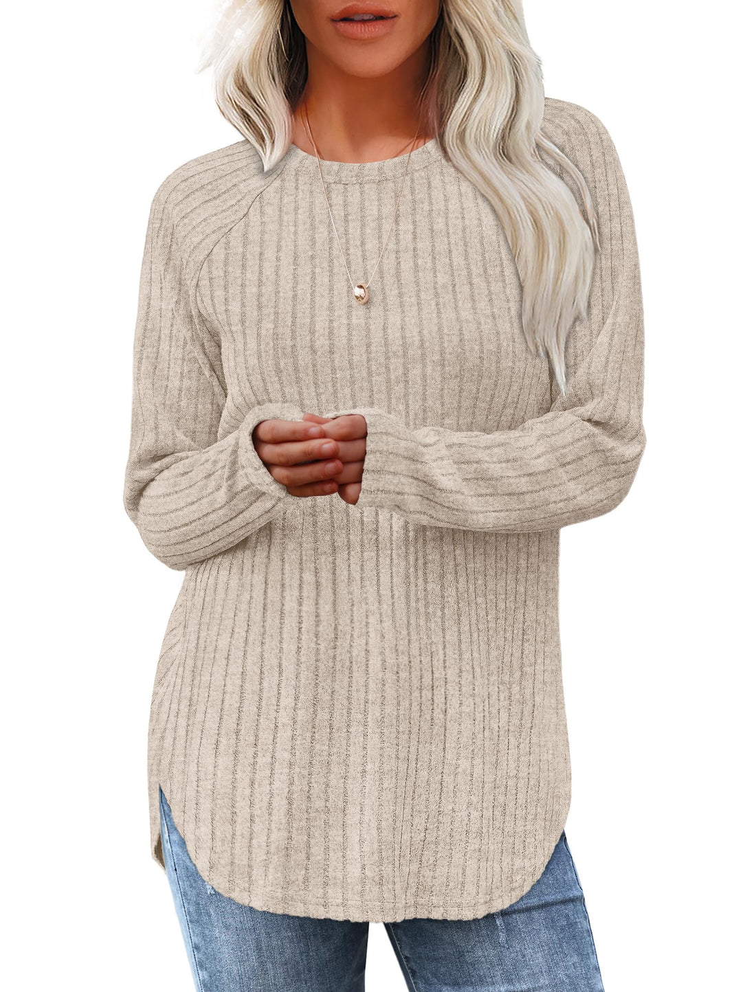 Women's Long Sleeve Shirts: Loose Fit, Dressy, Basic Sweaters for 2024.