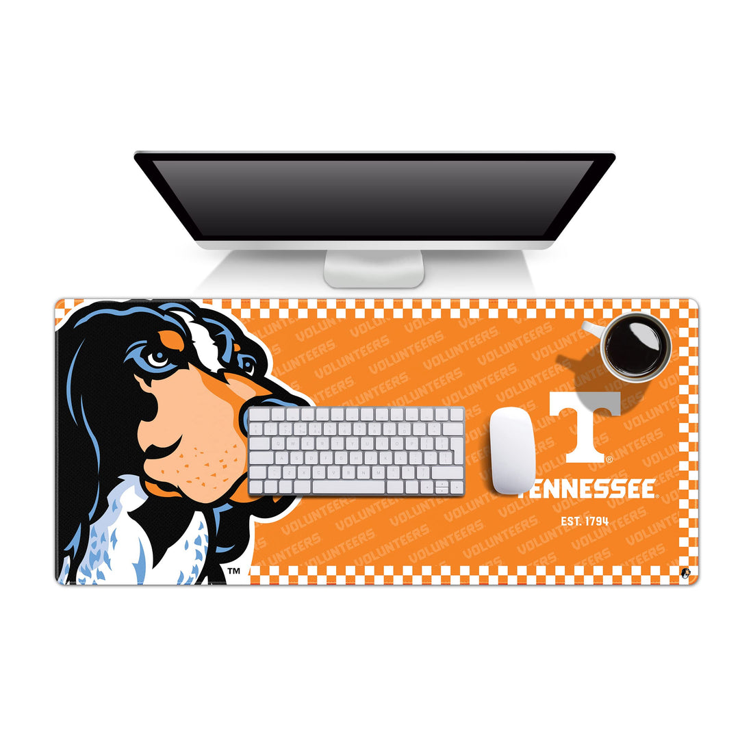 YouTheFan NCAA Tennessee Volunteers Logo Series Desk Pad.