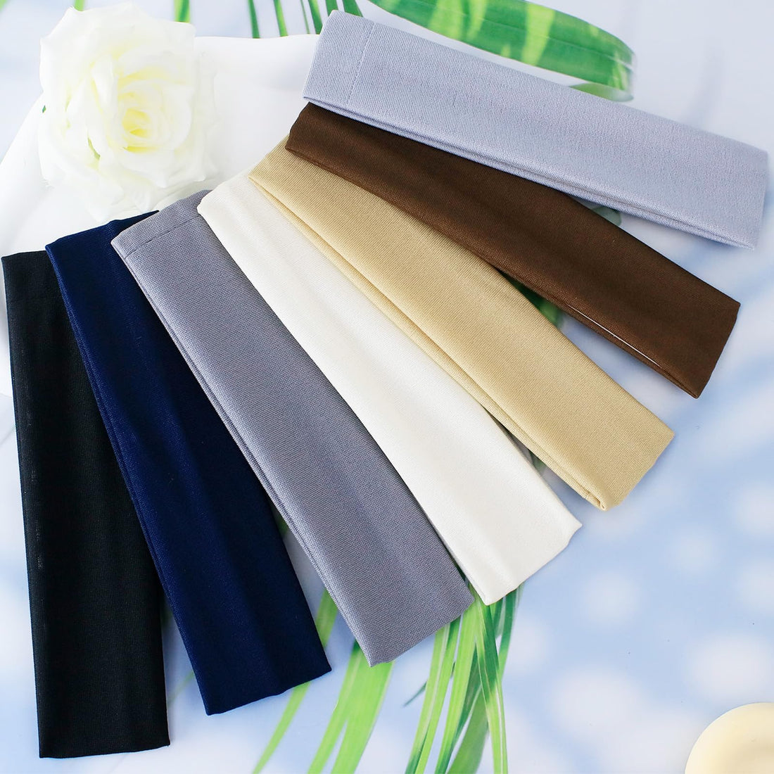 **Headbands: Neutral, Non-Slip, Stretchy, Workout, Yoga, Women, Men.