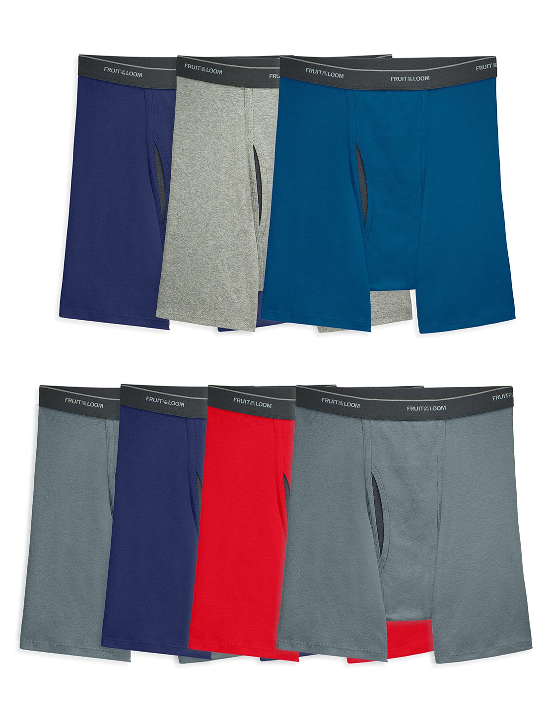 Fruit of the Loom Men's Coolzone Boxer Briefs, Moisture Wicking ⁘ Breathable, Assorted Color ...