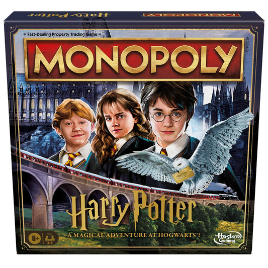 Monopoly HARRY POTTER Edition Board Game | A Magical Adventure at Hogwarts | Ages 8 and Up | 2 to 6 Players | Family ...