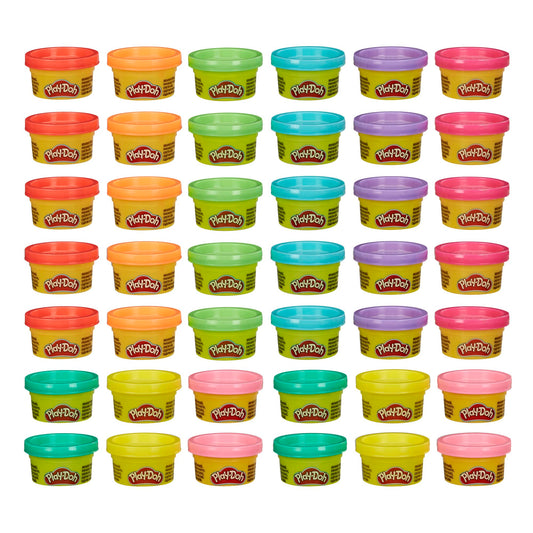 Play-Doh Bulk Handout 42-Pack of 1-Ounce Modeling Compound Cans, Non Candy Halloween Handout Toys ...