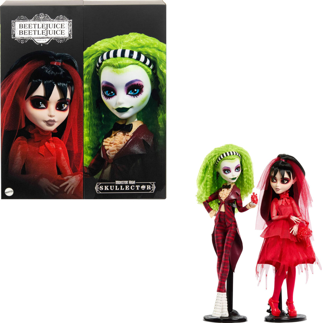 Creepy Doll Duo: Beetlejuice and Lydia Deetz Monster High Collector Figure