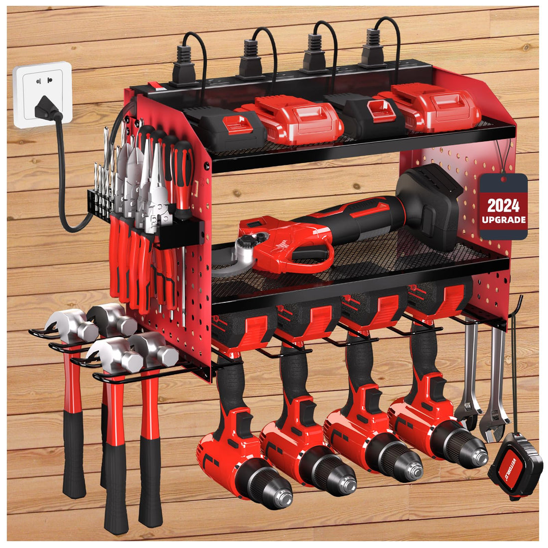 Organize Your Toolbox with Veitorld's Ingenious Power Tool Charging Station System!