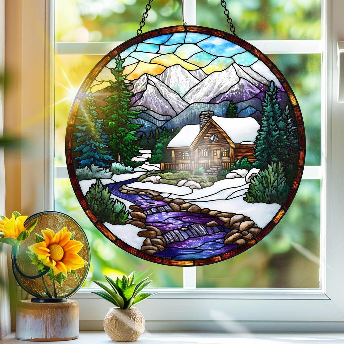 Rainbow Suncatcher for Bedroom Window