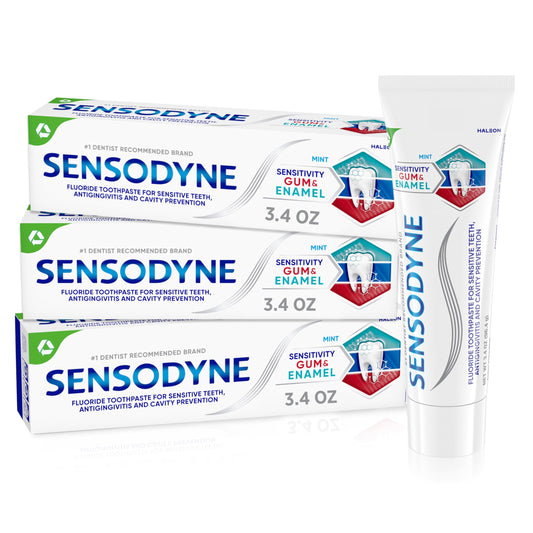 Sensodyne Toothpaste for Sensitive Teeth and Gums with Triple Protection