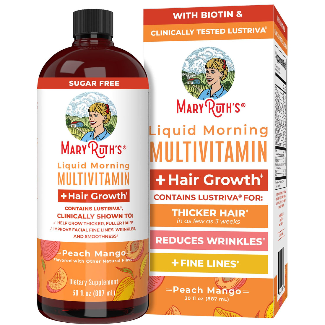 Hair, skin, and wellness multivitamin for women's beauty.