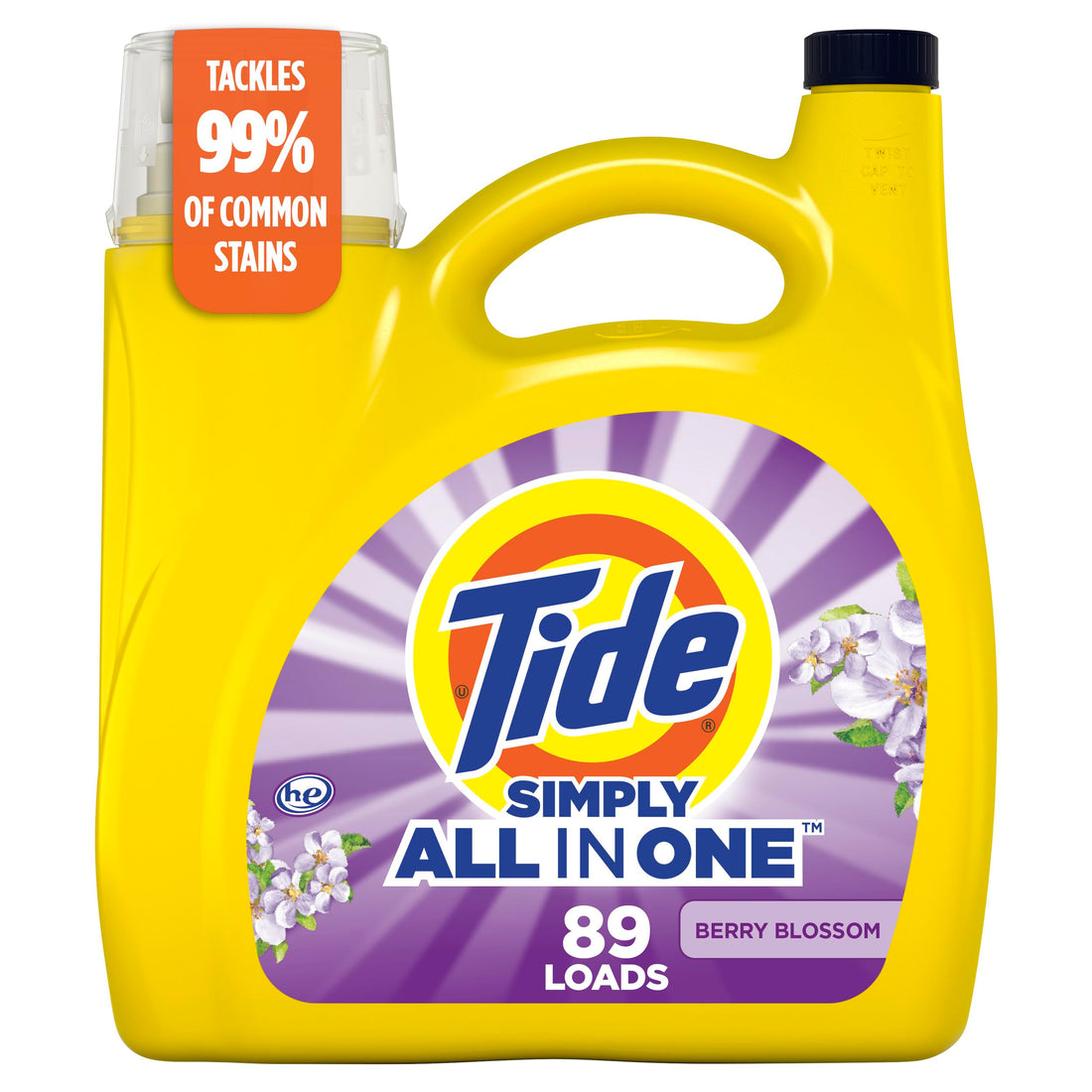 Tide Simply All-In-One Liquid Laundry Detergent Details