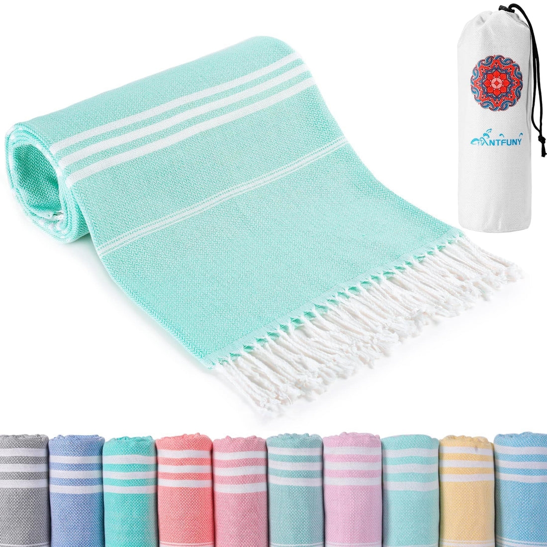 **Quick Dry Turkish Beach Towels for Vacation and Pool**