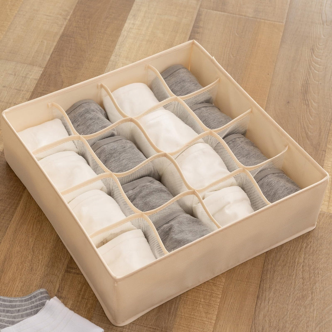 Underwear Organizer Storage Solutions Underwear organizer drawer divider box with multiple ...