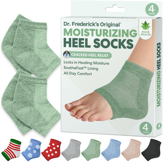 Cures and Treats Dry, Cracked Heels with Our Original Moisturizing Socks.