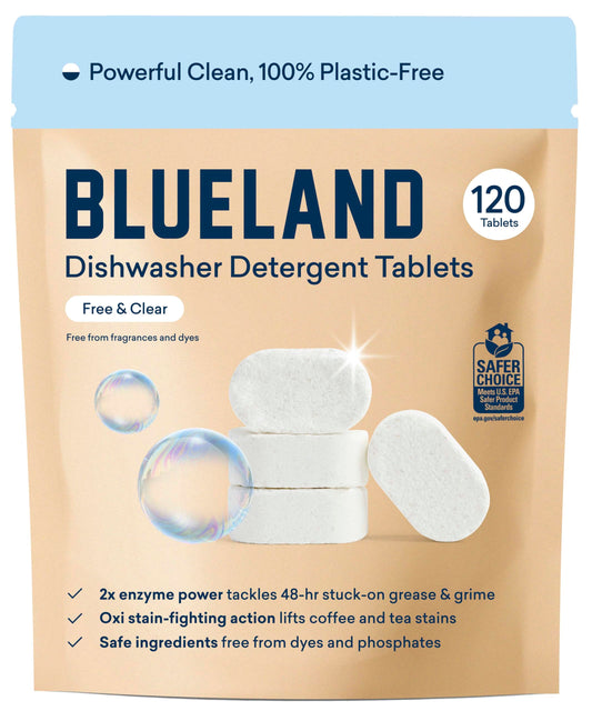 Blueland Plastic-Free Dishwasher Detergent Tablets
