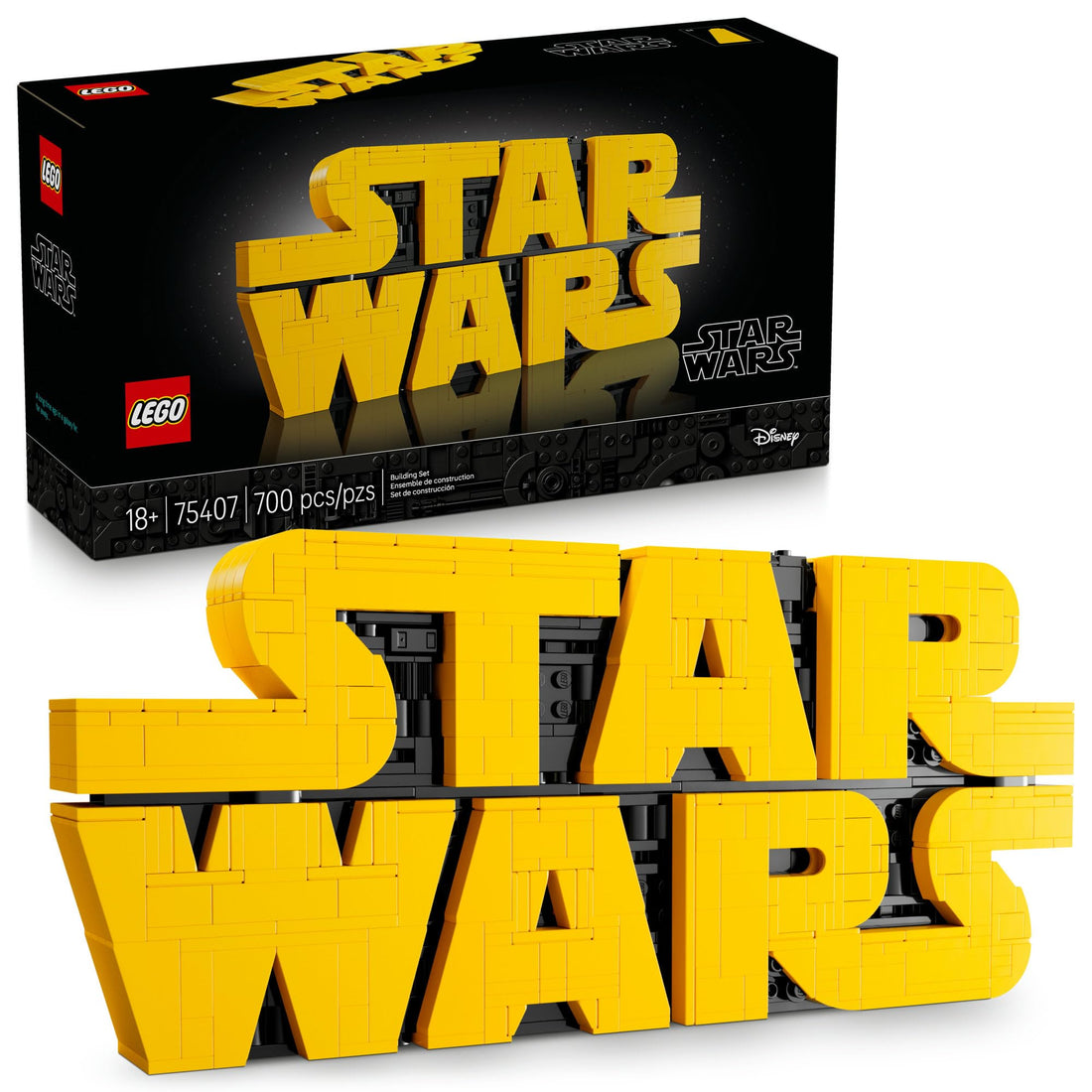 Build Your Own LEGO Star Wars Logo with Adult Brick-Built Kit