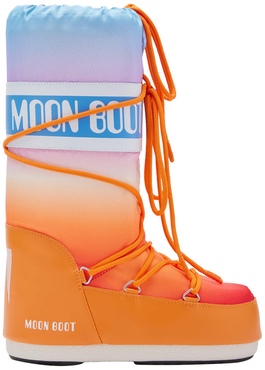 Moon Boot, Icon Sunrise Insulated Slip On Unisex Snow Boots.