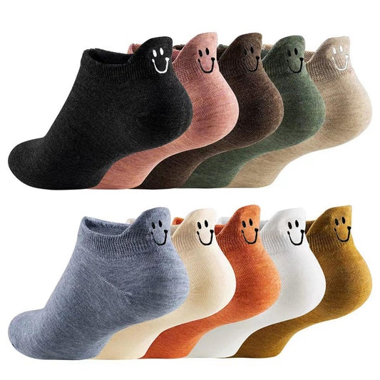 Embroidered Low Cut Ankle Socks for Everyday Comfort