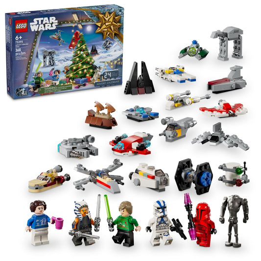 LEGO Star Wars 2024 Advent Calendar for Kids, Holiday Building Set with 18 Collectible Mini Toys ...