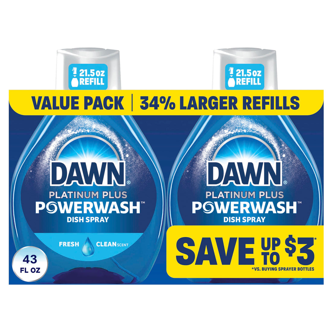 Dawn Powerwash Fresh Dish Spray and Liquid Dish Soap Refills