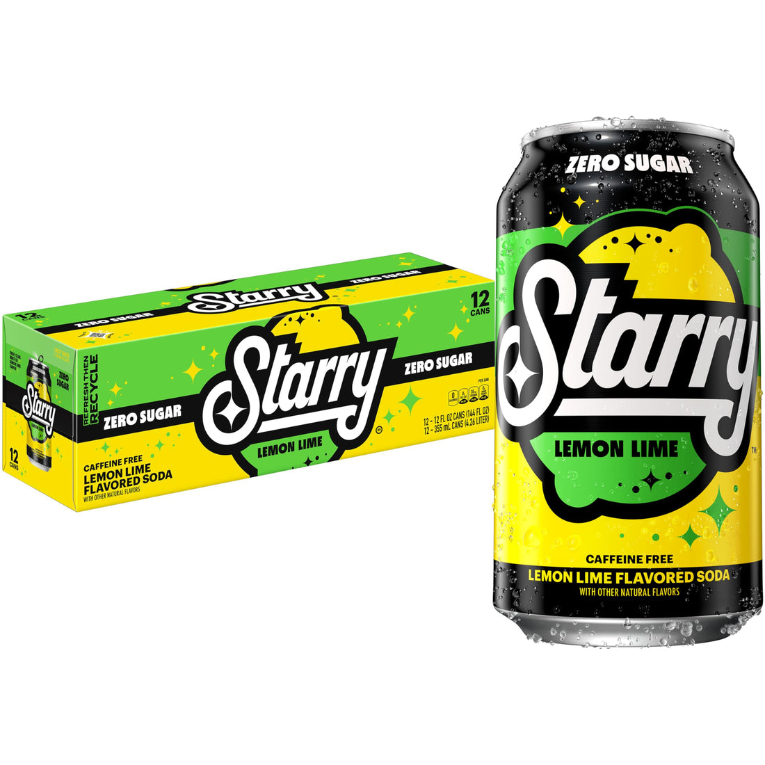 Starry Zero Sugar Lemon Lime Soda 12 Pack Review