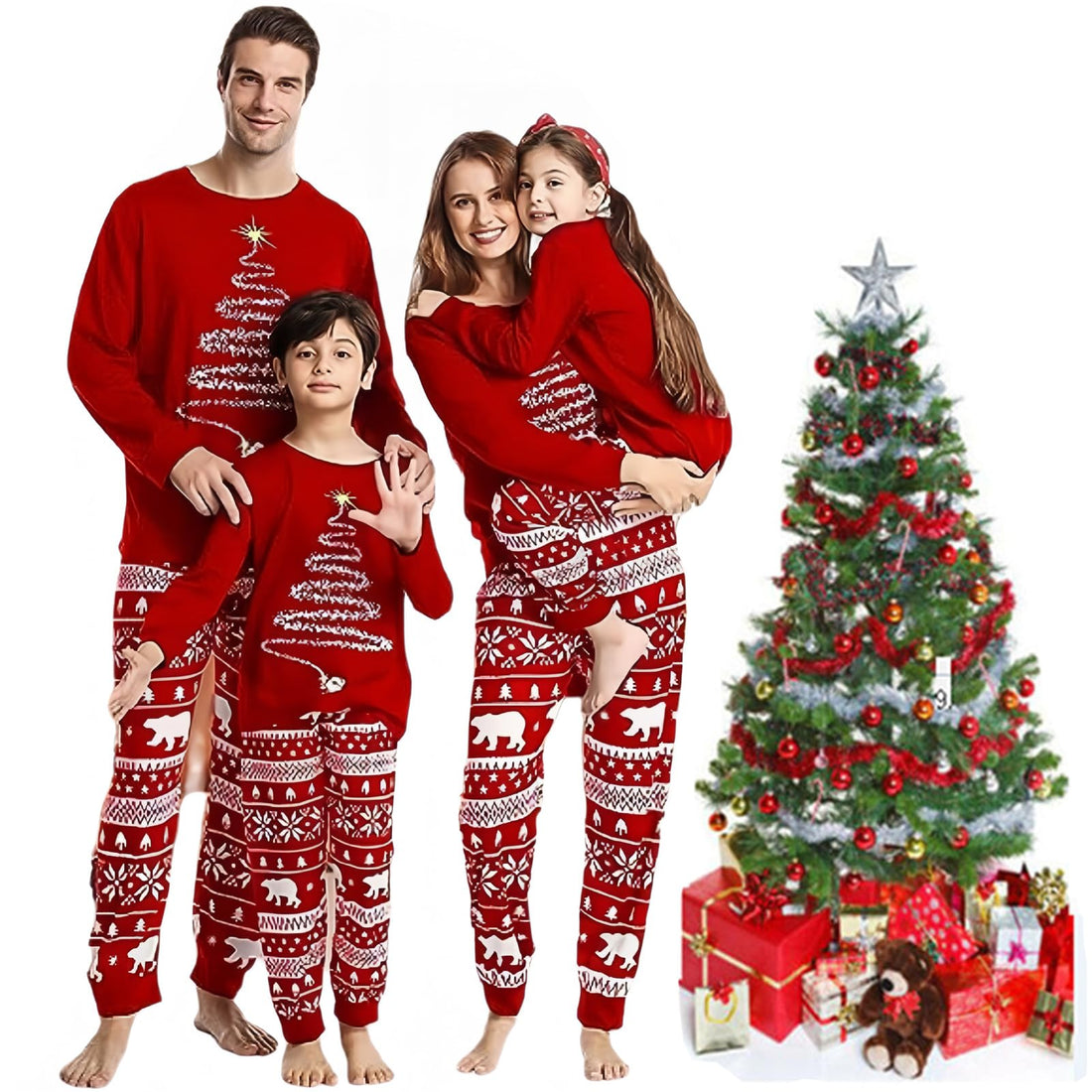 Cozy Holiday Pajamas for Family: Santa's Helpers Christmas Jammies