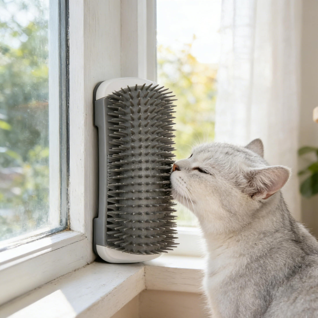 Wall Mounted Cat Grooming Brush