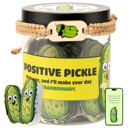 Boost Your Mind with Positive and Uplifting Pickle-Themed Affirmation Cards