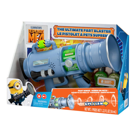 Minions Despicable Me 4 - The Ultimate Fart Blaster | Blasts Out Real Fart Rings of Fog | Plays 15 Different Fart Sounds | Li