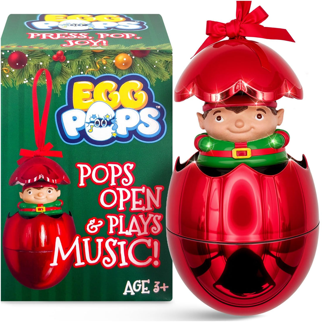 Loud Music Box Angel: Toy plays festive Jingle Bells emergencies.