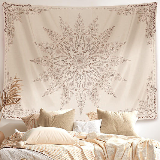 Boho Floral Wall Hanging Tapestry