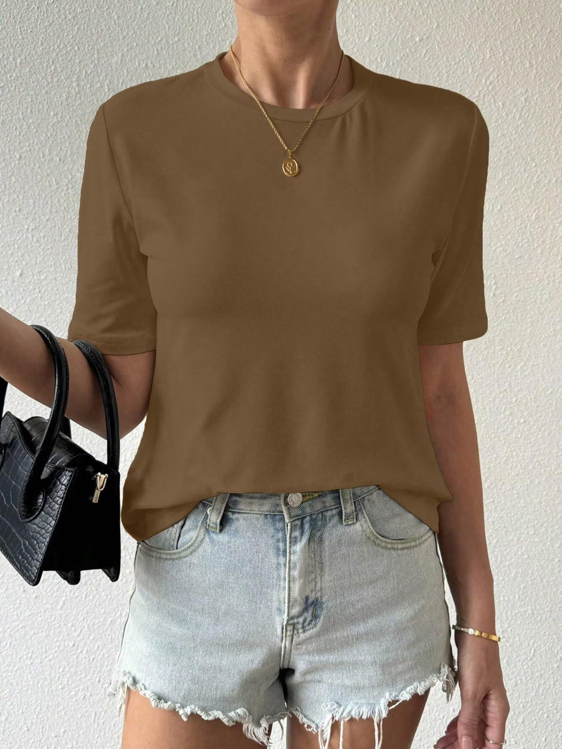 Summer Casual Women's Round Neck T Shirts