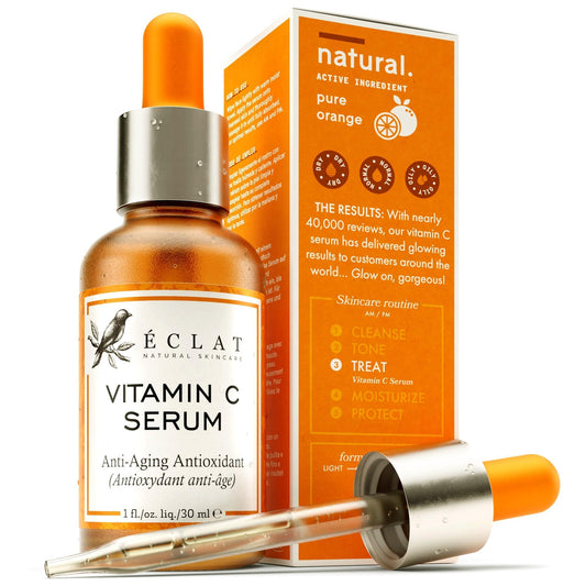 Vitamin C Face Serum - Dark Spot Remover Facial Serum, Vit C Serum with Hyaluronic Acid, Ferulic ...