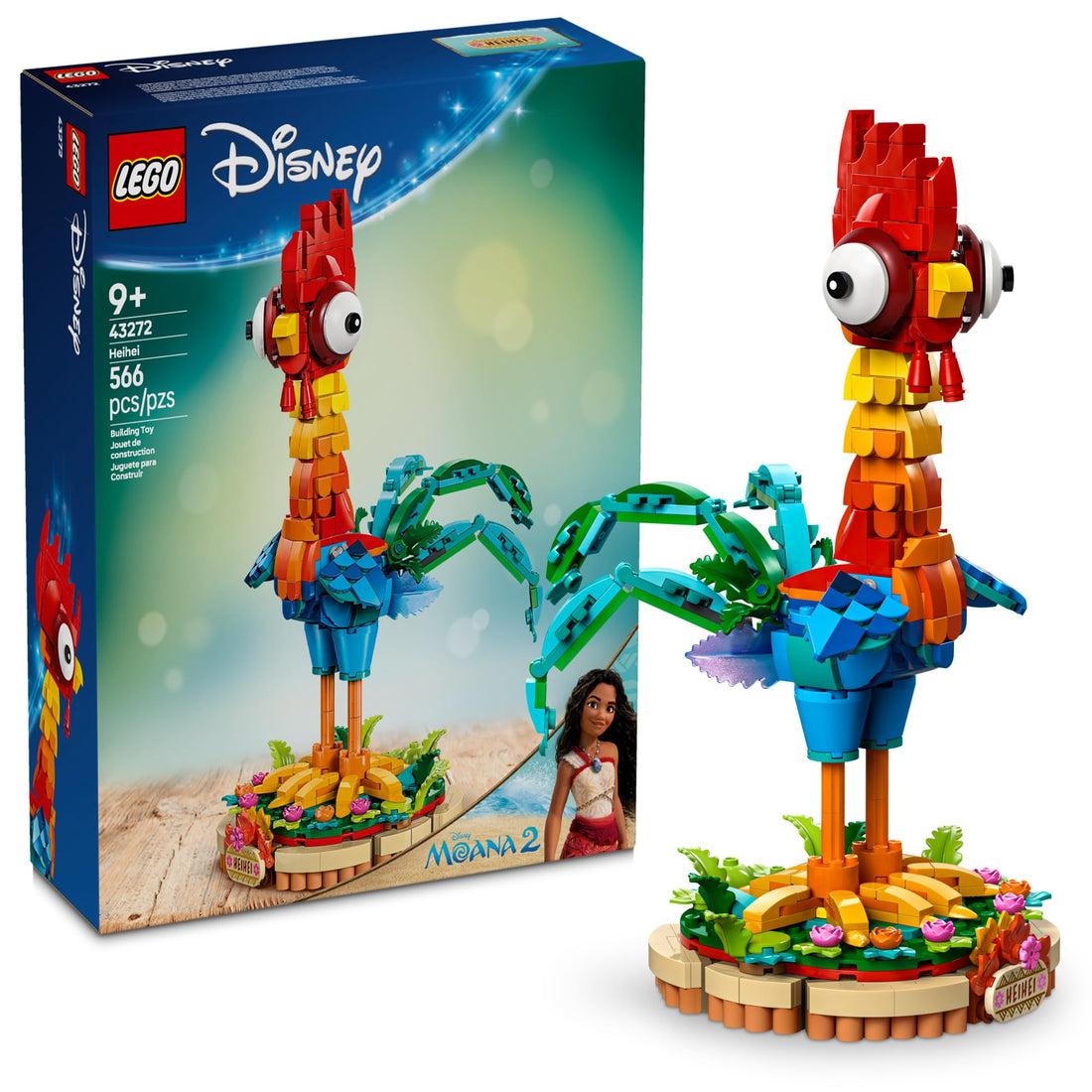 LEGO Disney Moana Heihei Build Set for Kids and Collectors.