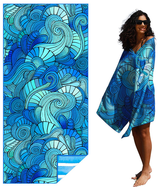 Microfiber Beach Towel Features and Benefits Quick dry and sand free microfiber towel is very ...