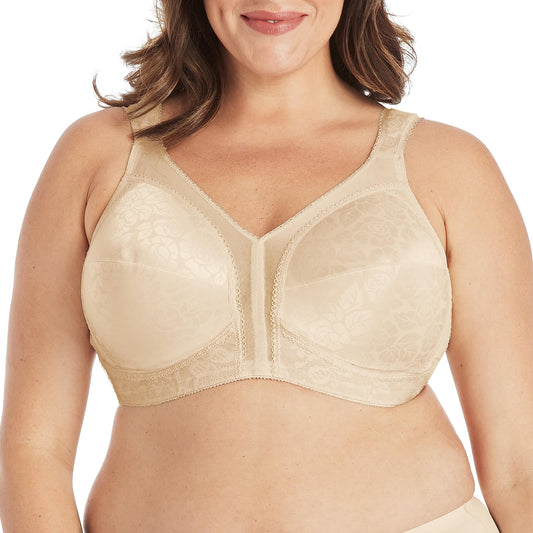 PLAYTEX Women's 18 Hour Comfort-strap Wireless, Full-coverage Bra, Single Or 2-pack.