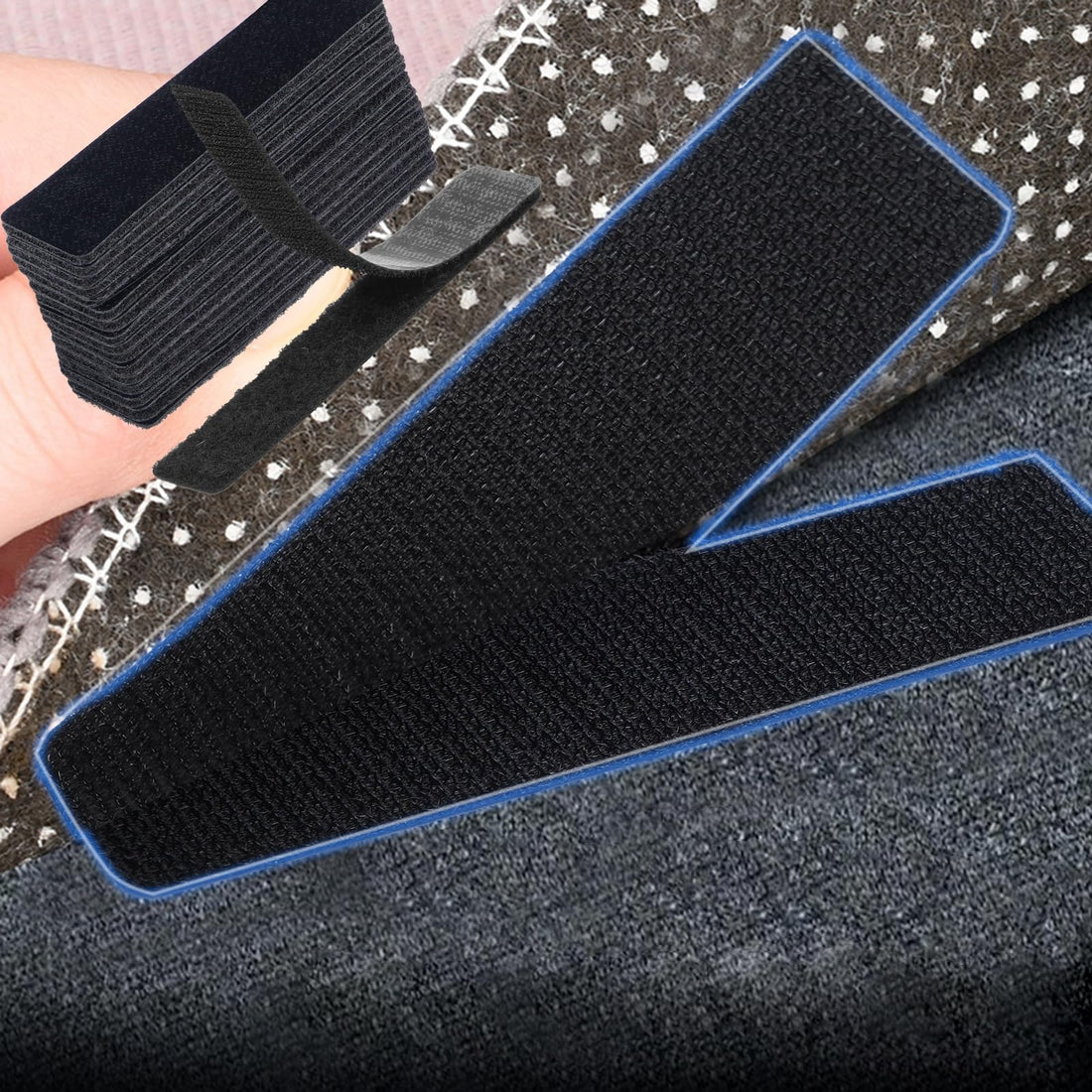 Adhesive Strips for Crafting and Household Uses in Small Pieces