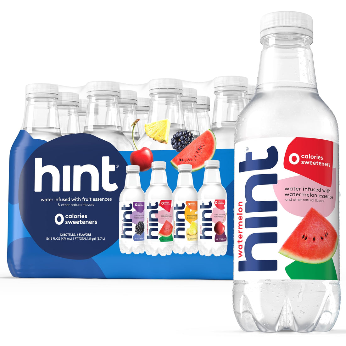 Fruit Infused Bottled Water Variety Pack Hint flavored water