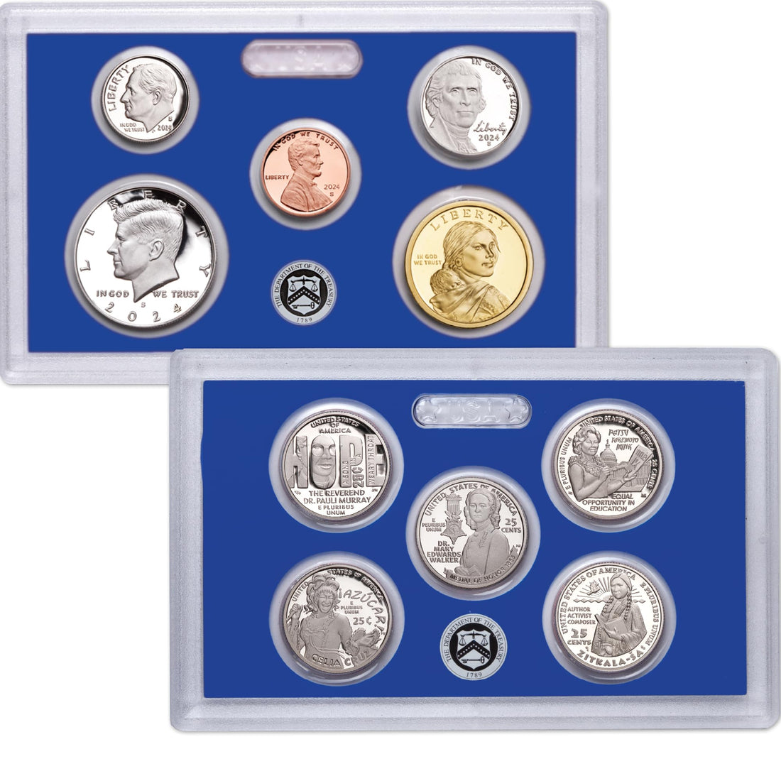 2024 U. S. Mint Proof Coin Set: Complete Compostion Circulated and Uncirculated