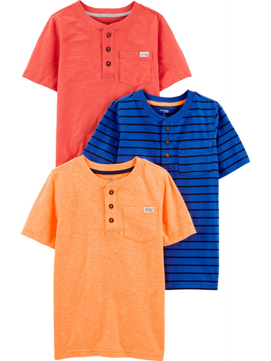 Simple Joys by Carter's Baby Boys' 3-Pack Short-Sleeve Tee Shirts.