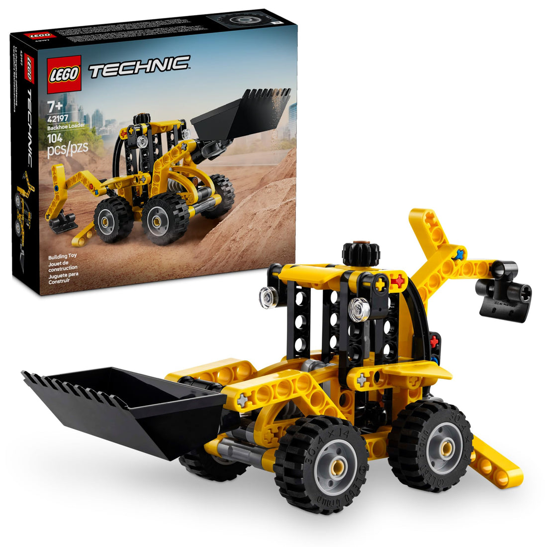 Excavate and Build with the LEGO Technic Backhoe Loader Construction Toy
