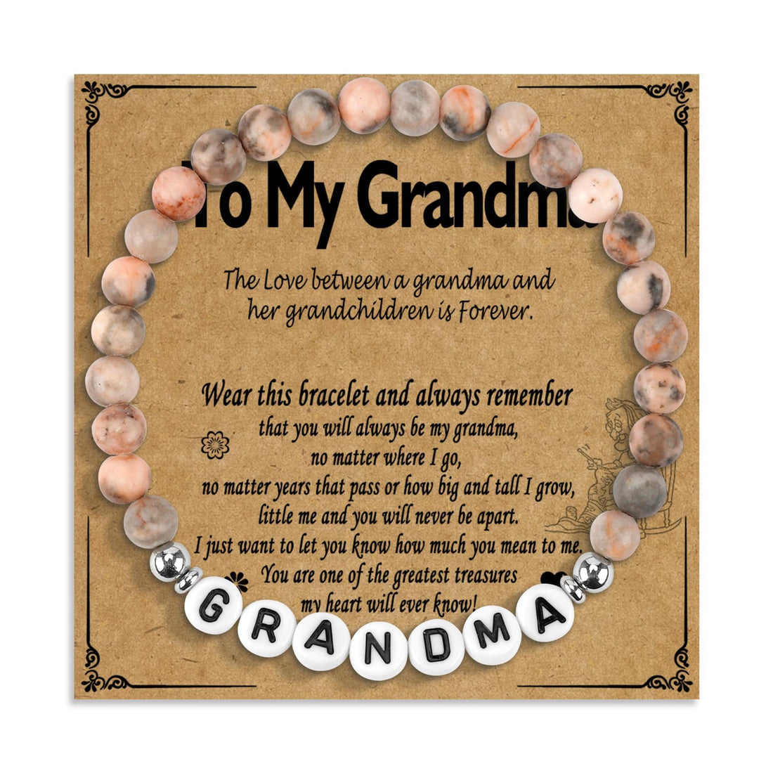 Grandma Bracelet Grandma Gifts For Grandparents Day Thank You Gifts Christmas Gifts Birthday Gifts...