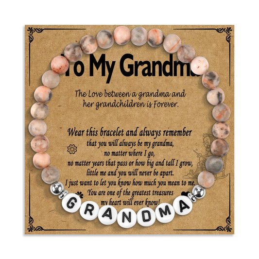 Grandma Bracelet Grandma Gifts For Grandparents Day Thank You Gifts Christmas Gifts Birthday Gifts...