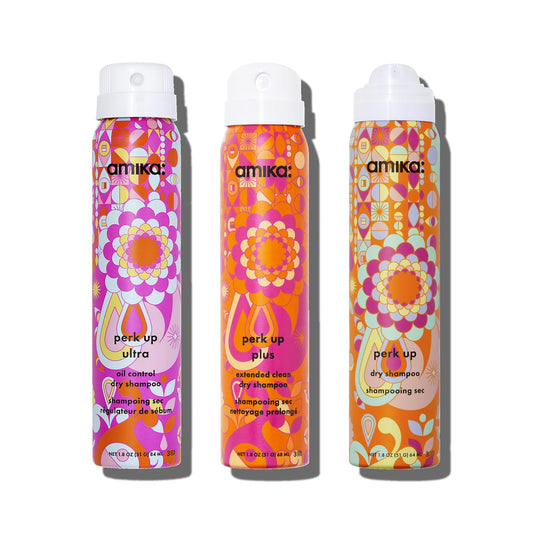 Colesterol-reducing, revitalizing dry shampoo set for everyday mini-maintenance makeup boosts.