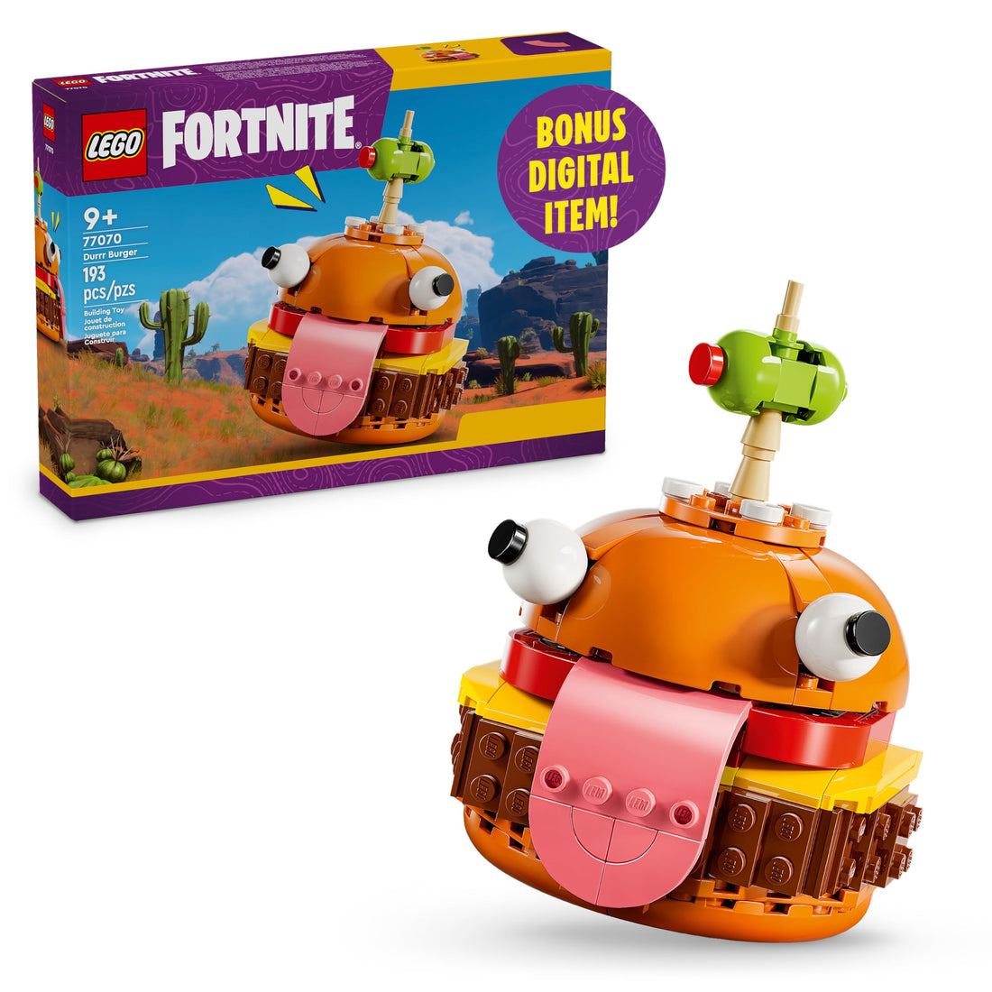 LEGO Fortnite Battle Bus Playset for Kids, Collector Building Toy.