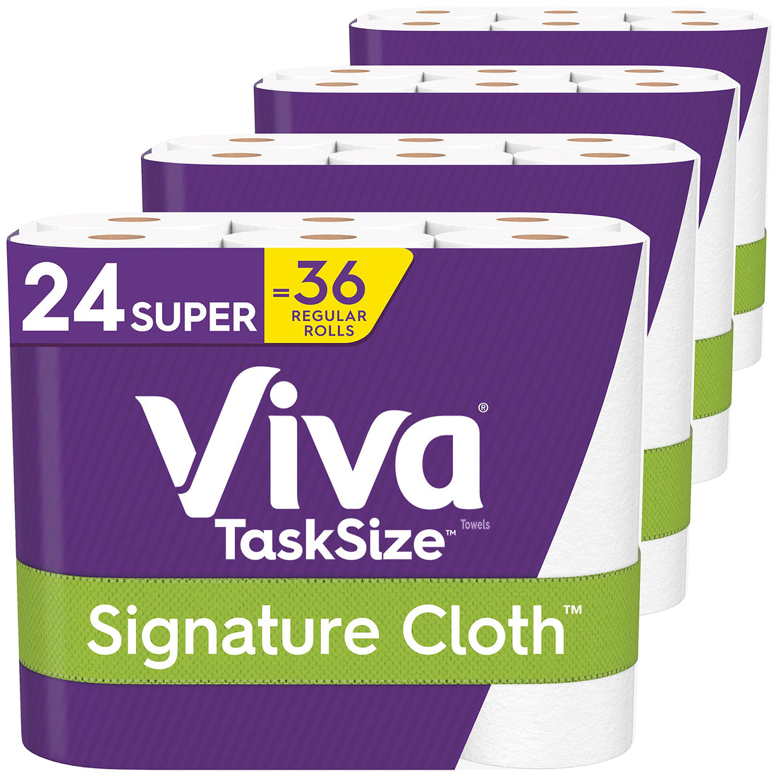 Soft and absorbent cloth paper towels for everyday cleaning tasks.