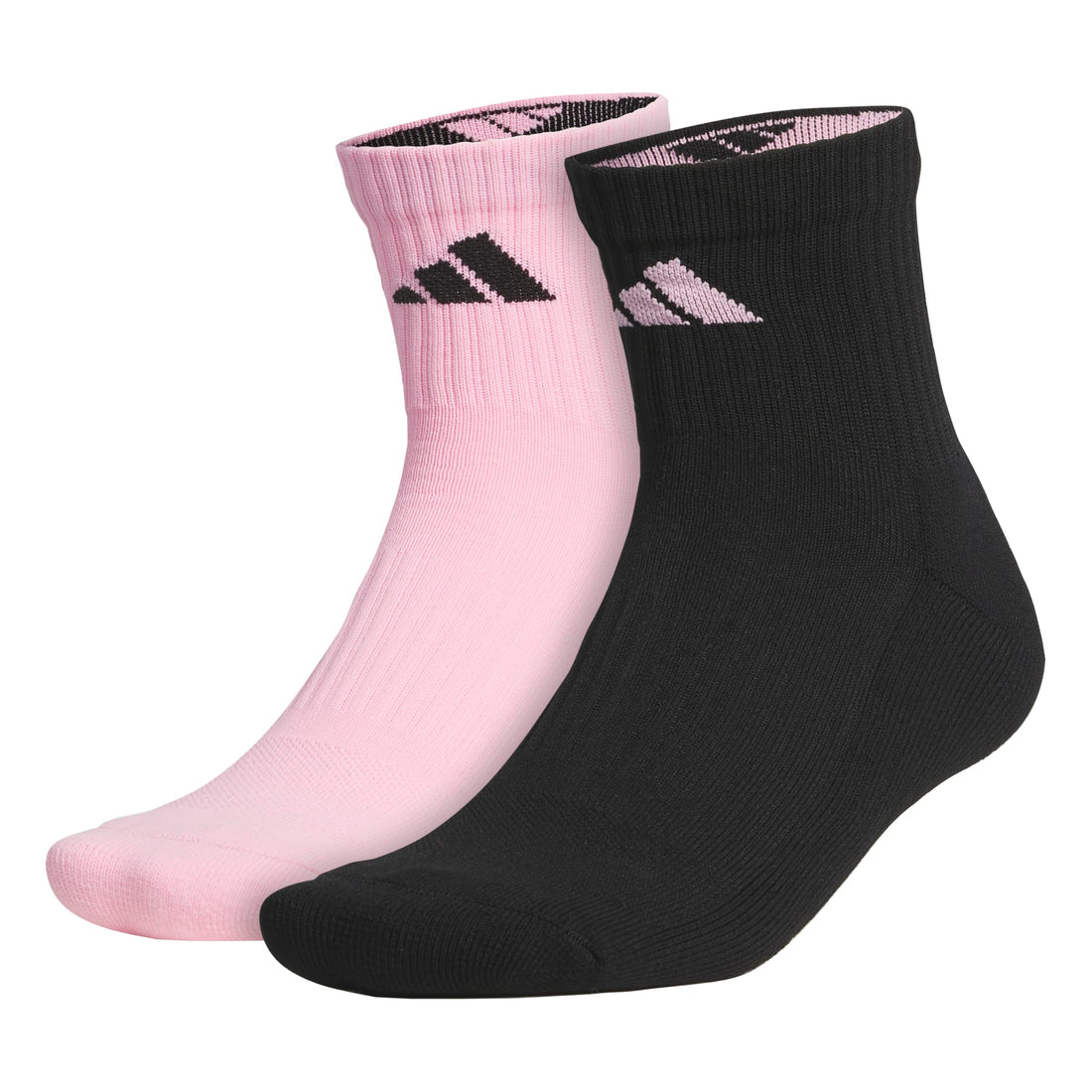 adidas Pure Training High Quarter Sports Performance Socks (2-Pair).