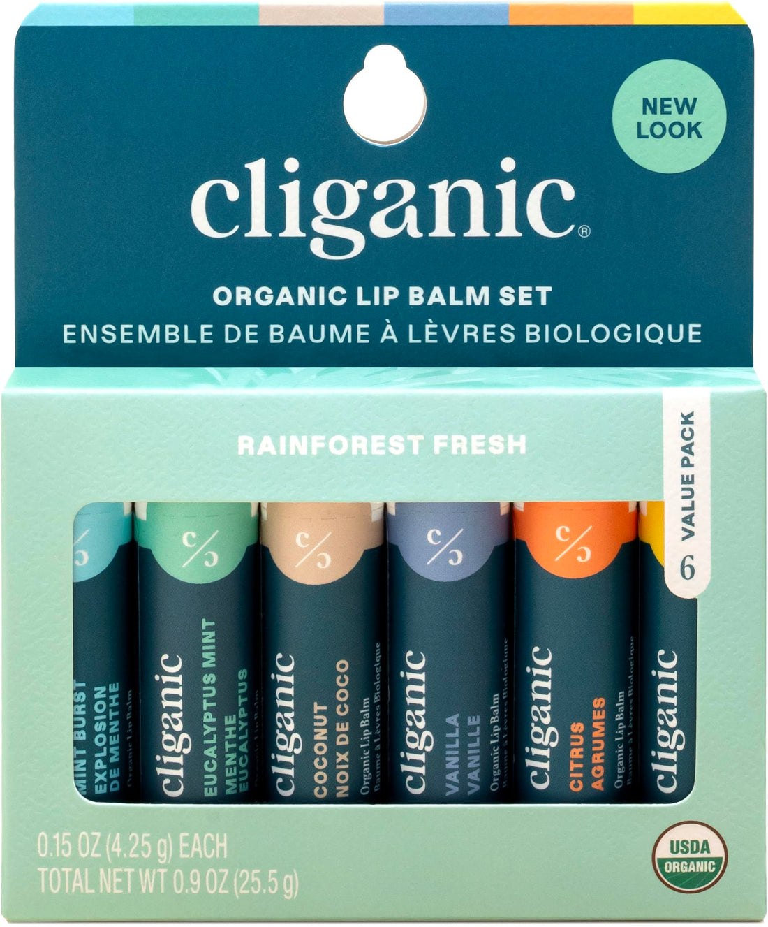 Nice Organic Lip Balm Set - 6 Flavors - 100% YEAH!