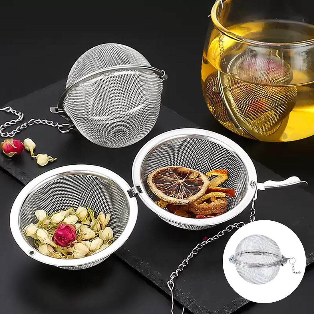 Stainless Steel Loose Leaf Tea Infuser Balls